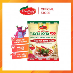 Mì Thanh Long Heo Gà Nấu Nấm 70g (thùng)